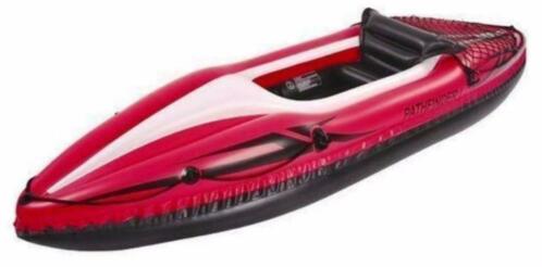 Opblaasbare kayak, kano, rubberboot.
