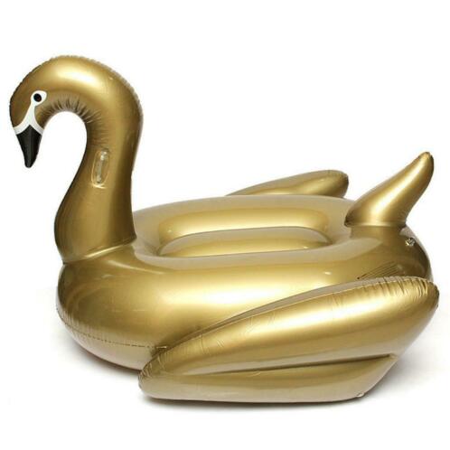 Opblaasland Opblaasbare Zwaan Goud