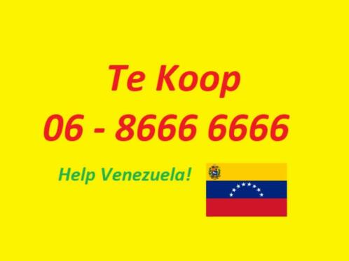 Opbrengst voor Venezuela. Mooi telefoonnummer te koop.