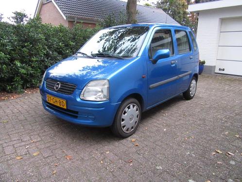 Opel Agila 1.2 I 16V 2000 Blauw. Hoge instap. Nieuwe APK.