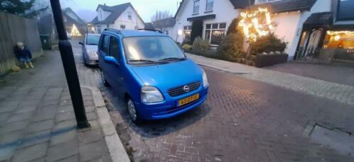 Opel Agila 1.2 I 16V 2001 Blauw