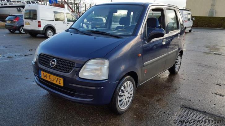 Opel Agila 1.2 I 16V bj 2000 in veiling bij ProVeiling