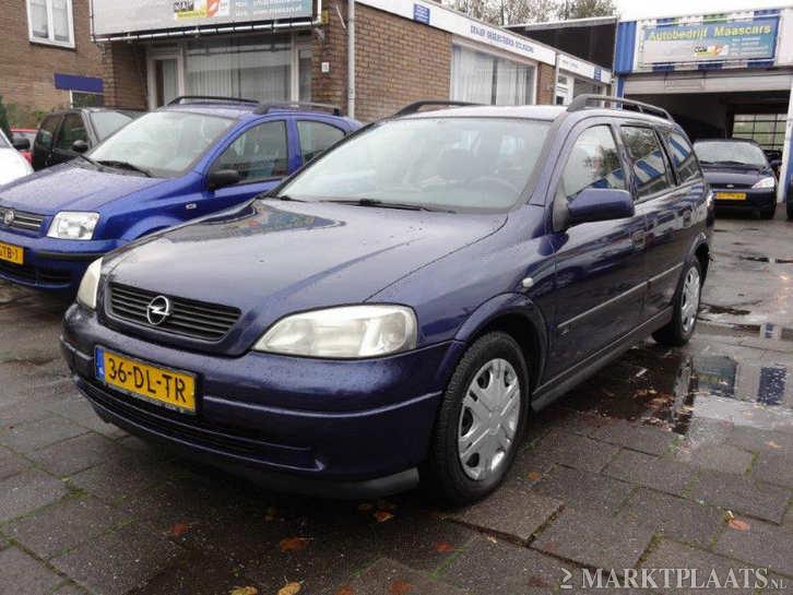 Opel Astra 1.8 I 16V St.wgn. AUT 1999 Blauw