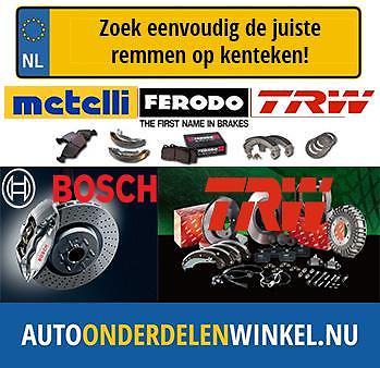 Opel Astra en Zafira remschijven en remblokken 1998-2005