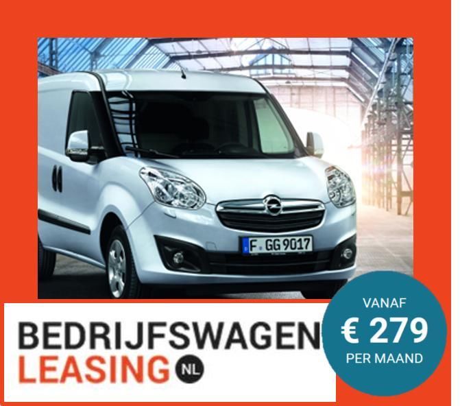 Opel Combo all-inclusive Lease ook voor ZZP039er en Starter