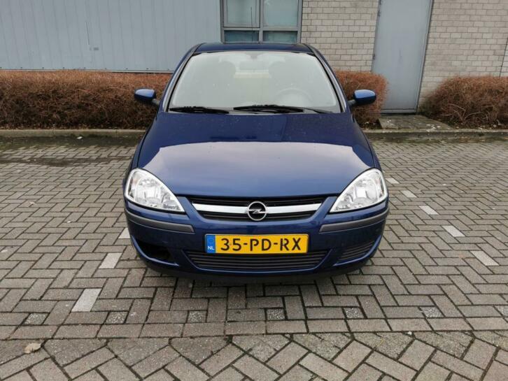 Opel Corsa 1.2 16V 3D 2004 Blauw Airco