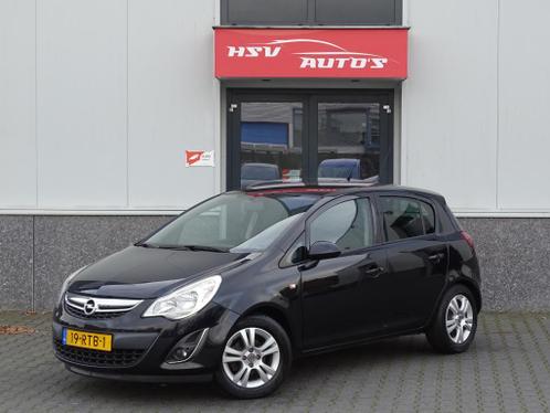 Opel Corsa 1.2-16V Edition airco 4-deurs org NL 2011 zwart