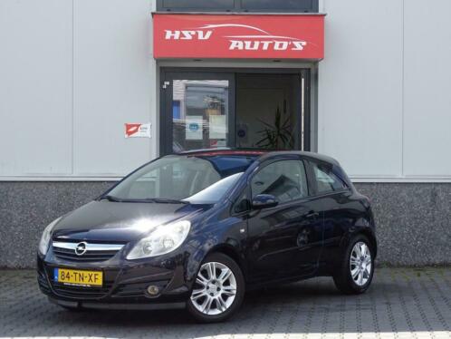 Opel Corsa 1.2-16V Enjoy Airco Org NL 2006 Zwart