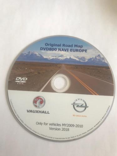 Opel DVD800 navigatie DVD 2018 van Europa 