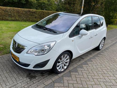 Opel Meriva 1.4 Turbo 88KW LPG 2013 Wit met panoramadak