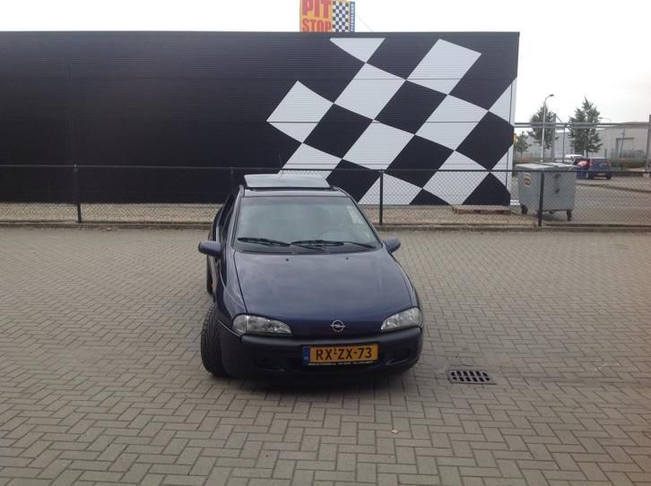 Opel Tigra 1.4 I 16V 1997 Blauw a.p.k 24-06-2016