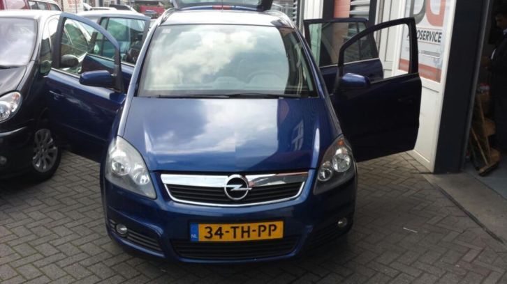 Opel Zafira 1.9 Cdti 2006 Blauw 6-BAK