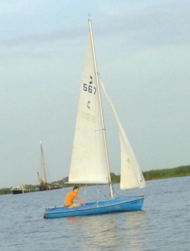 Open zeilbootje