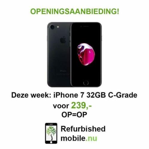 OPENINGSAANBIEDING Refurbished iPhone 7 32GB voor 239,-