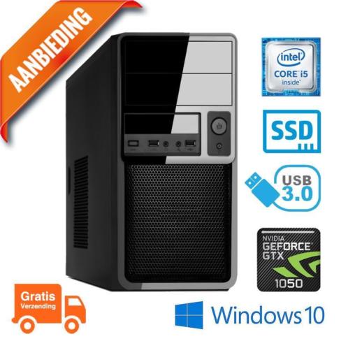 OPOP Gamer Intel Core i5 7400 240GB SSD 8GB GTX1050 OC W10