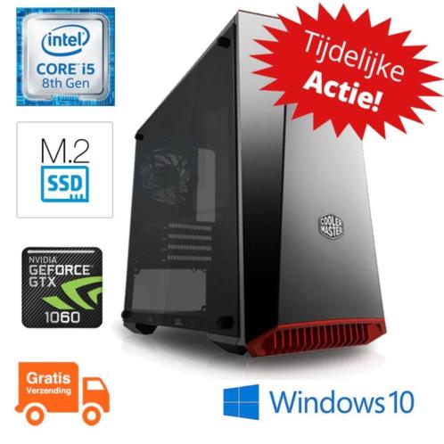 OPOP Gamer Intel Core i5 8400 256GB m2 SSD 8GB GTX1060 W10