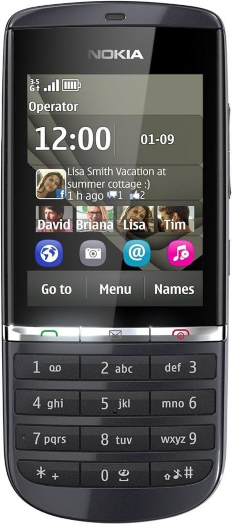 OPOP NOKIA ASHA 300 moderne smartphone met touchscreen