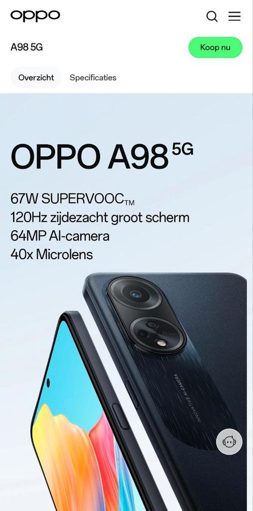 Oppo A98 5g nieuw