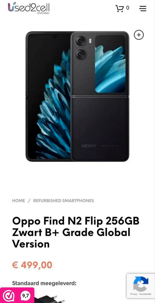 Oppo Find N2 Flip 256GB Zwart B Grade