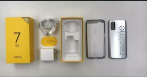 Oppo Realme 7 - 5G - 128GB - Magnetic Silver - Nieuw in Doos