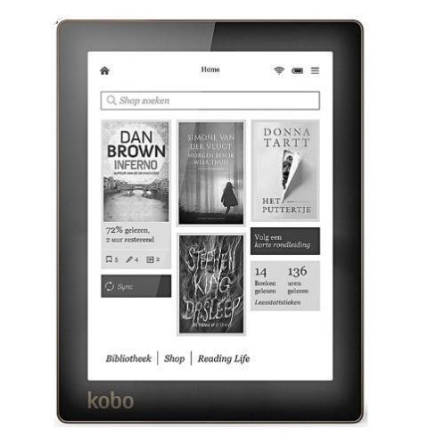 Opruiming  Kobo Aura 6 Black E Reader. Nieuw in Doos