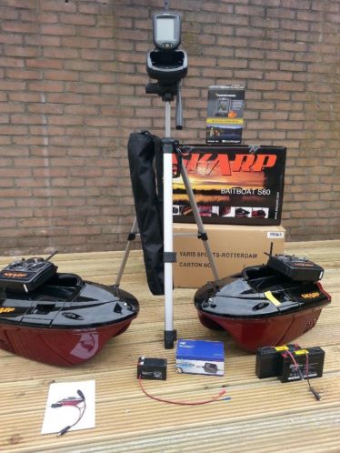 Opruiming nieuwe Skarp voerboten  fishfinder vandaag 729. 