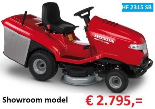 opruiming showroom modellen Honda zitmaaiers HF2315 ACTIE