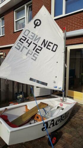 Optimist met waltrailer