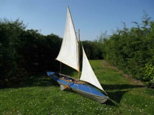 Opvouwbare kanozeilboot