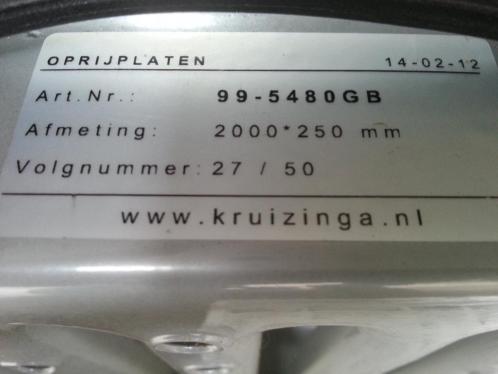 Opvouwbare oprijplaten