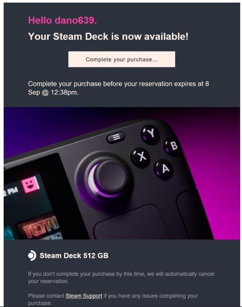 Order Steam Deck 512 GB