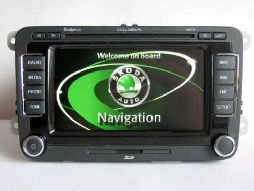 Orginele Skoda Columbus RNS 510 navigatie navigatiesysteem 