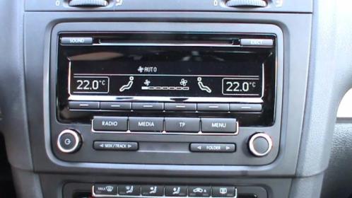 Orginele Volkswagen RCD 310 dubbeldin radio cd speler zgan
