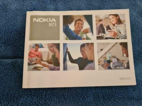Origineel boekje Nokia N73 handleiding Nederlands