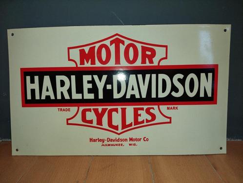 Origineel Harley Davidson wandbord emaille