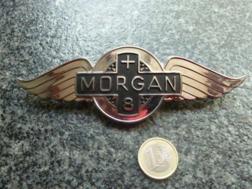 Origineel Morgan  8 logo. Nieuw