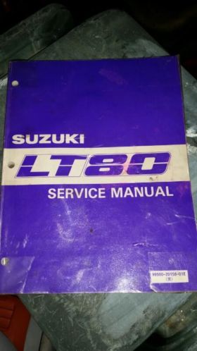 Origineel Suzuki werkplaats handboek Suzuki lt80 Suzuki quad