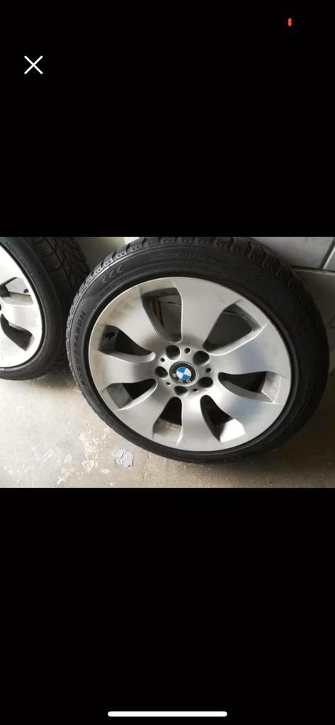 Originele 17 inch BMW E46 Velgen met banden