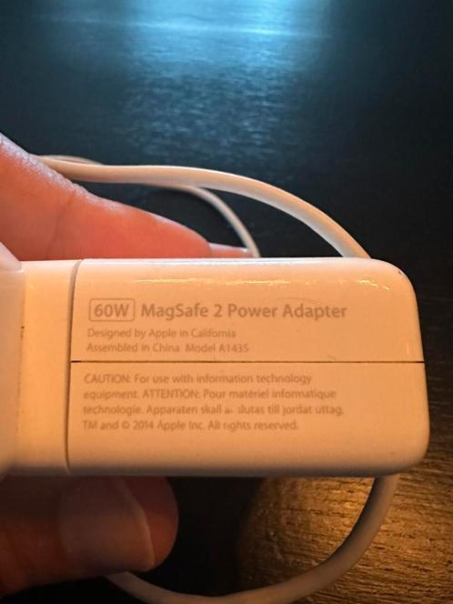 Originele Apple MagSafe 2 oplader, 60W