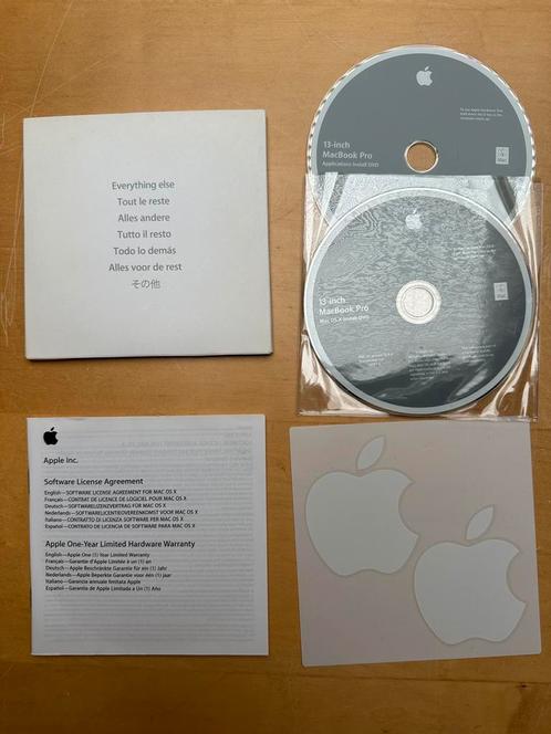 Originele Apple OSX installatie DVDx27s