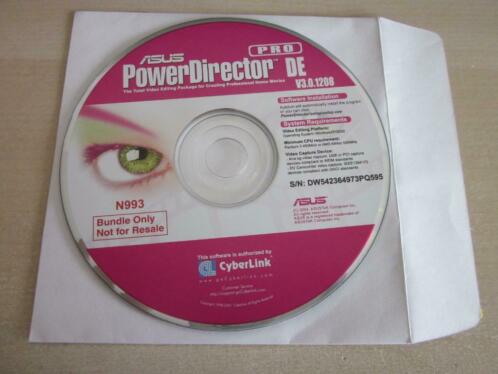 Originele Asus cd powerdirector