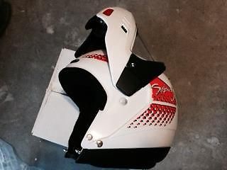 originele BMW System-Helm 3, motorhelm, opklapbaar, wit