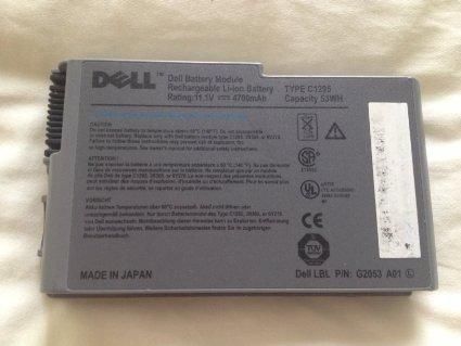 Originele Dell D600 D610 Accu  Battery Type C1295