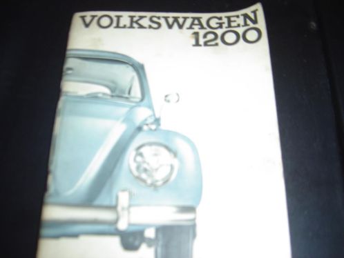 originele handleiding vr VW Kever 1964