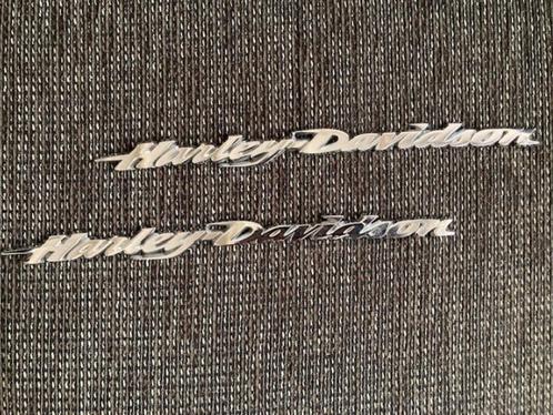 ORIGINELE HARLEY-DAVIDSON TANK EMBLEMEN ( CHROME )