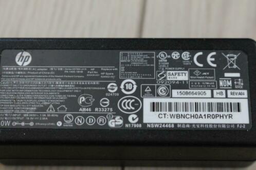 originele HP sleekbook 40watt adapter