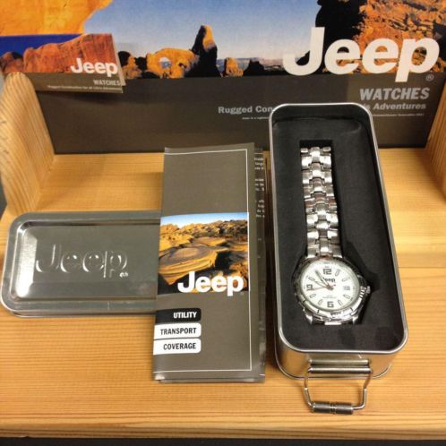 Originele JEEP Watch met een stalen band