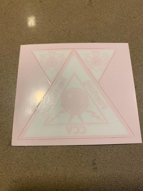 Originele SCM CCV beveiligingssticker  set