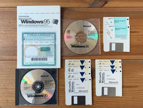 Originele Windows 3.0, 95 en 98.