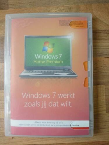 Originele windows 7 home premium dvd incl. Licentiecode